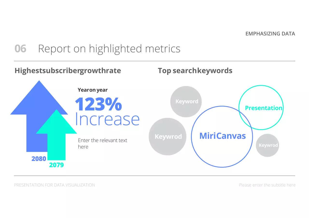 Grey Modern Data Presentation