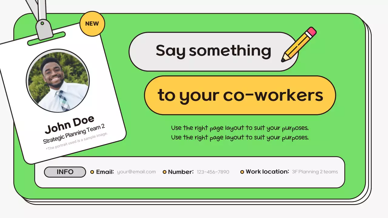 Green Simple Welcome Announcement Presentation