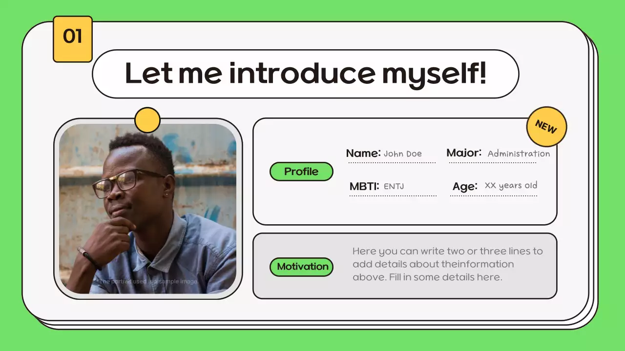 Green Simple Welcome Announcement Presentation