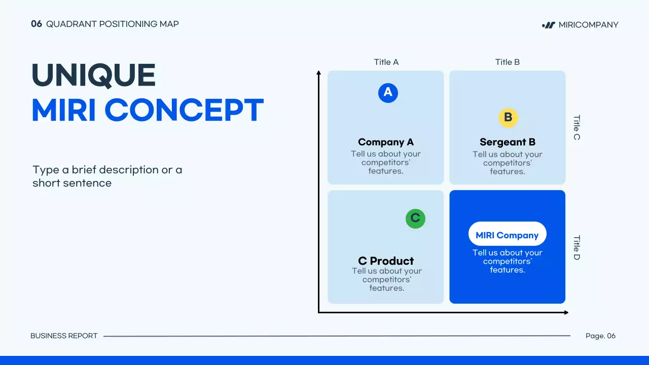 파랑의 심플한 비즈니스 발표용 회사소개서