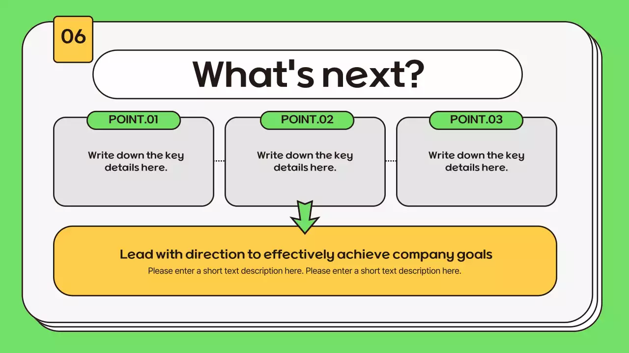 Green Simple Welcome Announcement Presentation