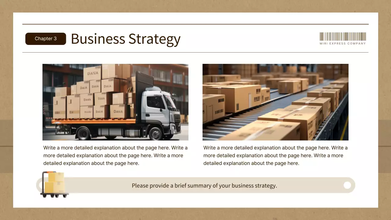 Orange Professional Delivery Plan Presentation