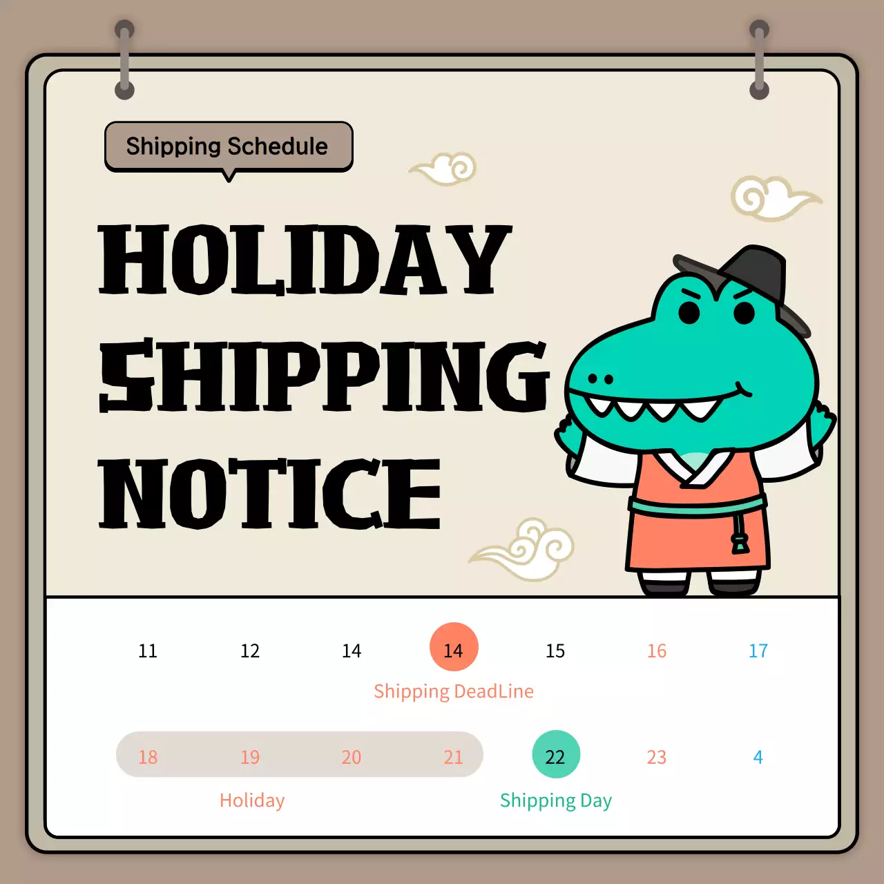 Green Simple Sns Notice Instagram Carousel