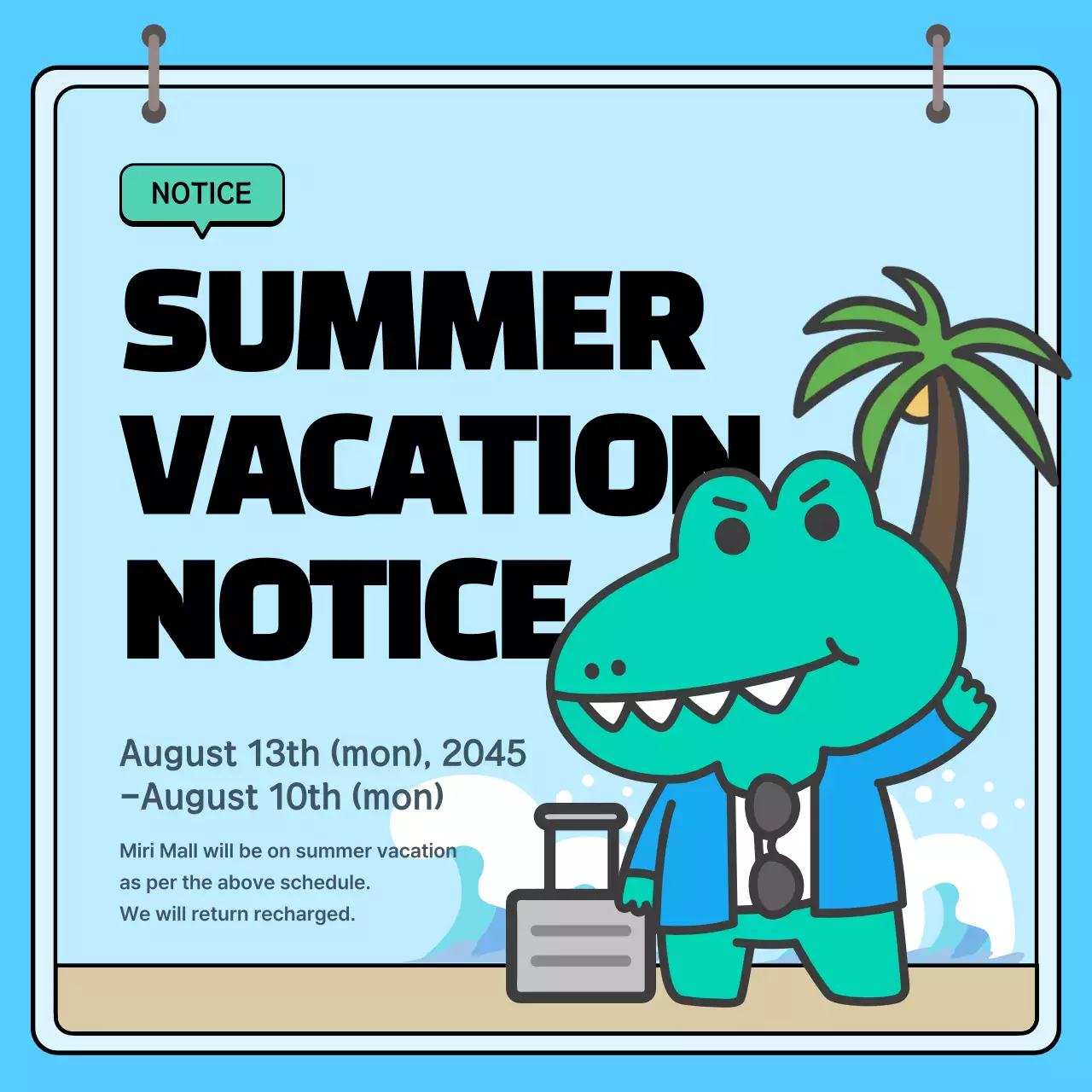 Green Simple Sns Notice Instagram Carousel