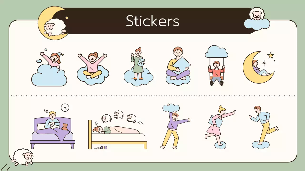 Yellow Simple Sleep Class Presentation