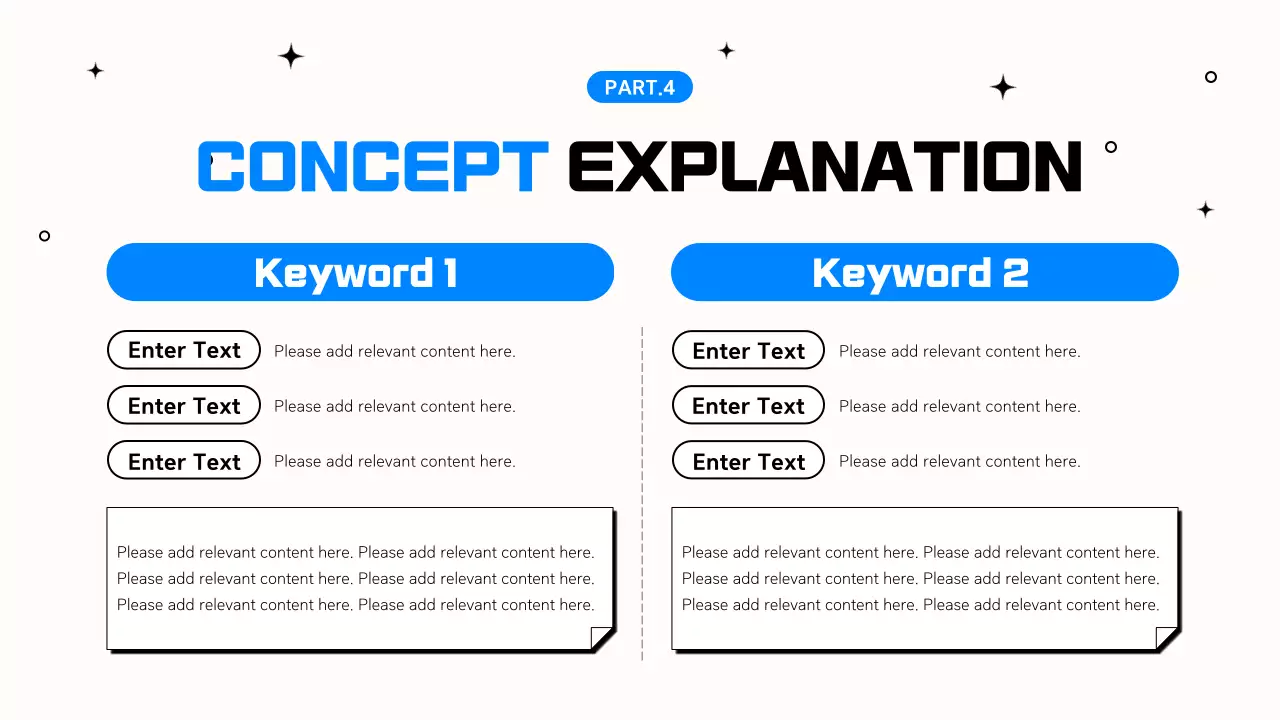Apresentação de trabalho de escritório simples em azul e preto