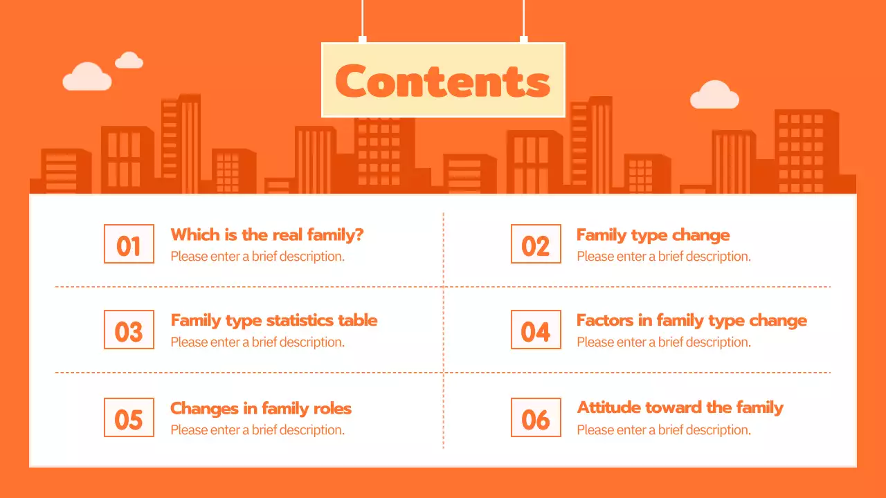 Orange Simple Family Guide Presentation