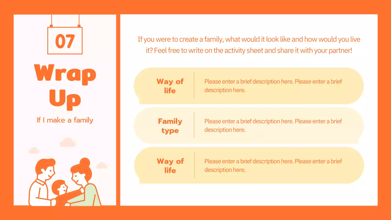 Orange Simple Family Guide Presentation