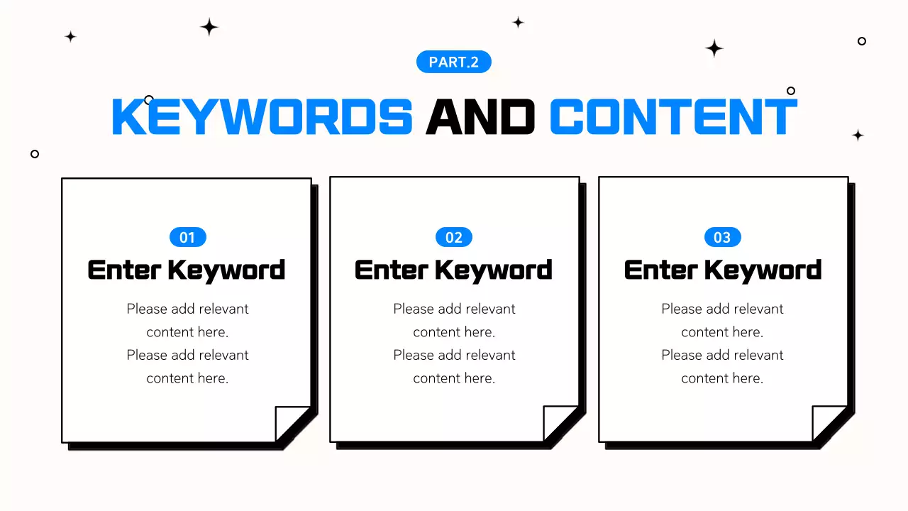 Apresentação de trabalho de escritório simples em azul e preto