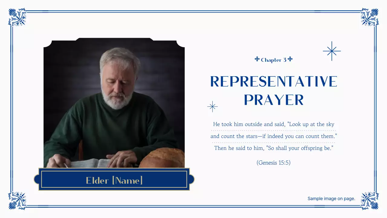 블루 전통 교회 발표 프레젠테이션