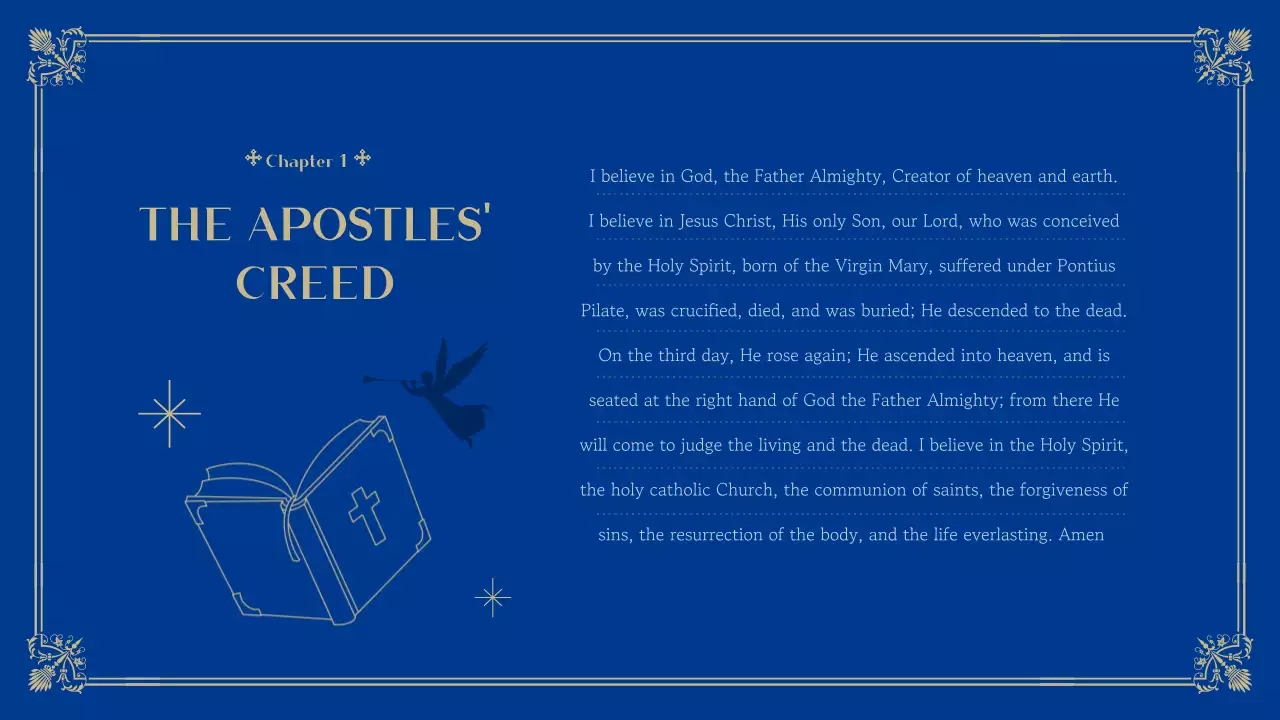 블루 전통 교회 발표 프레젠테이션