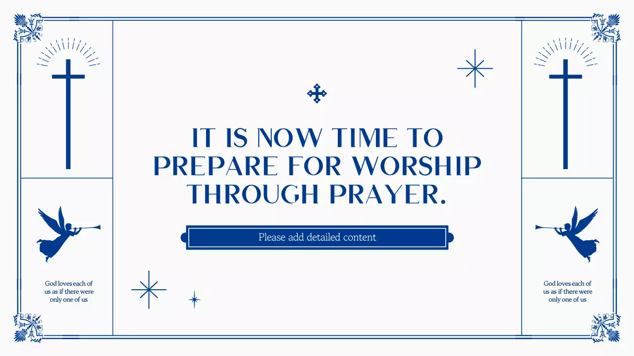 블루 전통 교회 발표 프레젠테이션