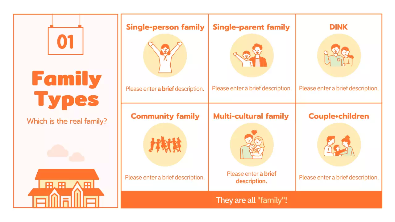 Orange Simple Family Guide Presentation