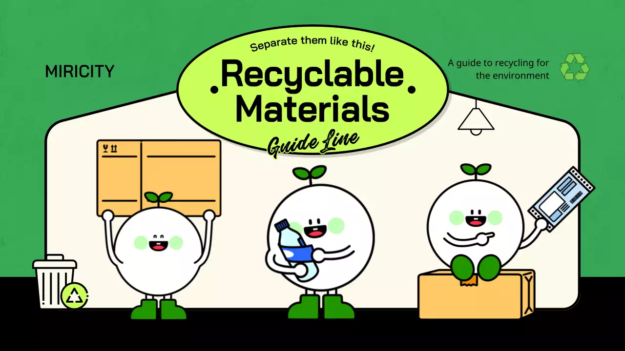 Green Simple Recycling Guide Presentation