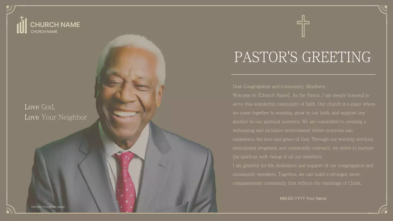 블루 프로페셔널 비즈니스 인사 가이드 프레젠테이션