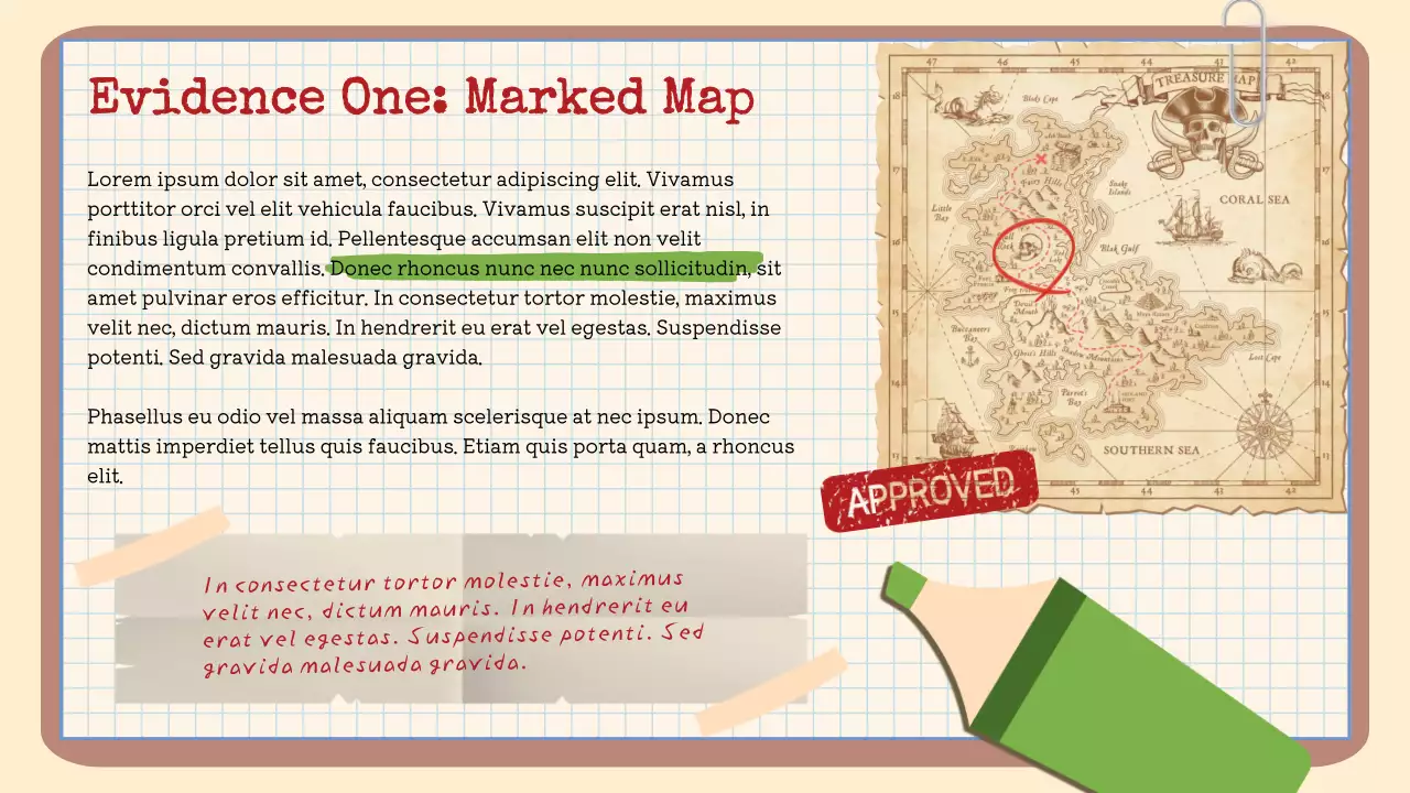 Orange Retro Case Document Presentation