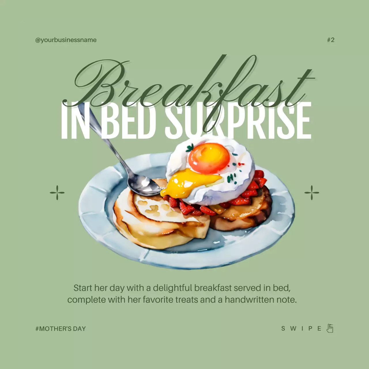 Beige Elegant Mother's Day Promotion Social Media Post