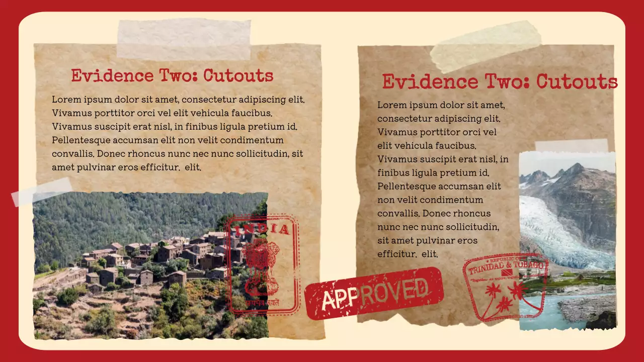 Orange Retro Case Document Presentation