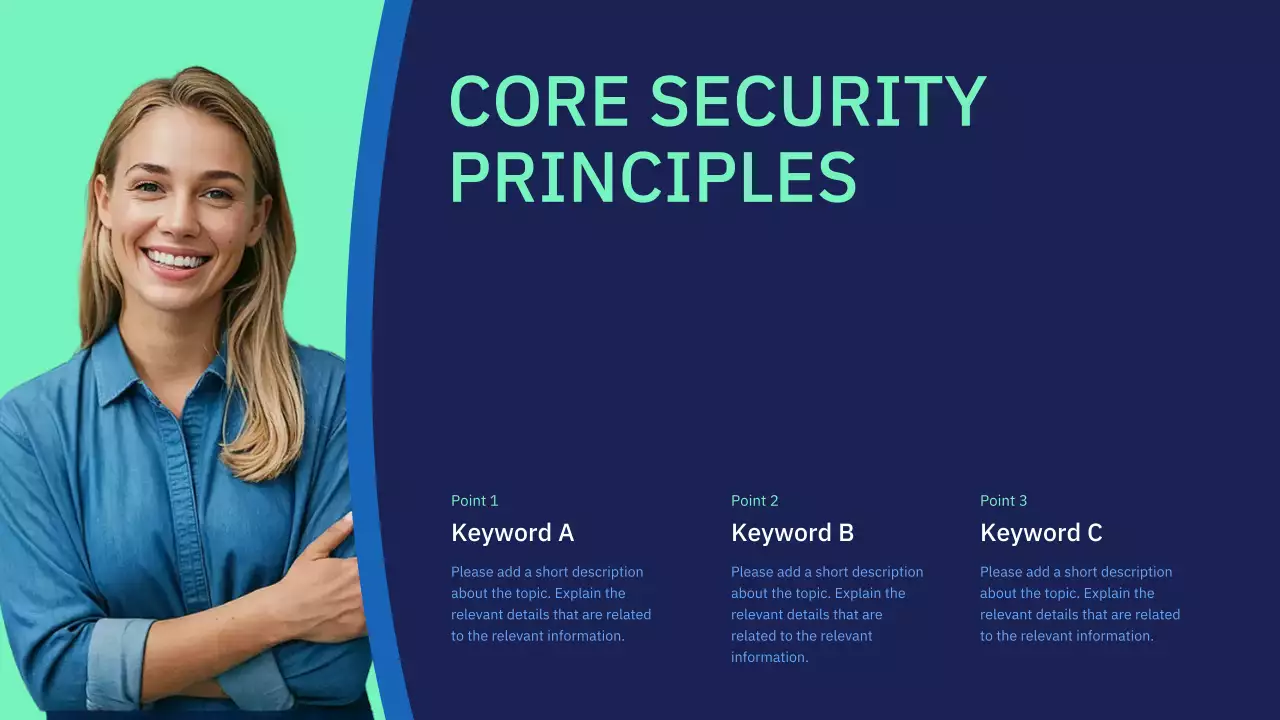 Navy Modern Cyber Safety Security Lecture Presentation