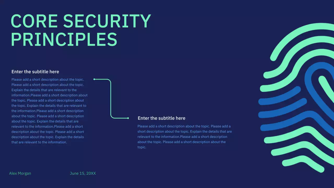 Navy Modern Cyber Safety Security Lecture Presentation