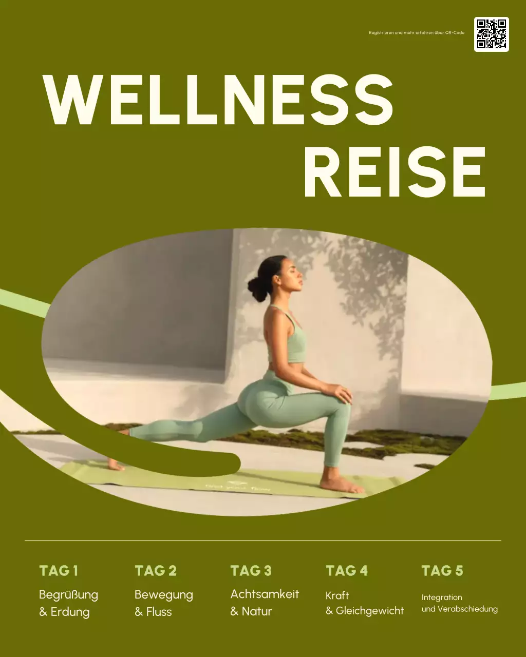 Zeitplan für den Green Modern Nature Retreat Instagram-Post