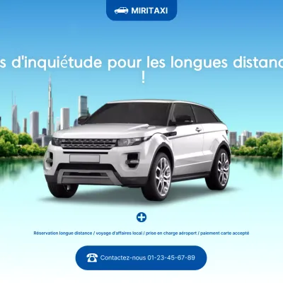 Publicité Sky Blue Modern Transport