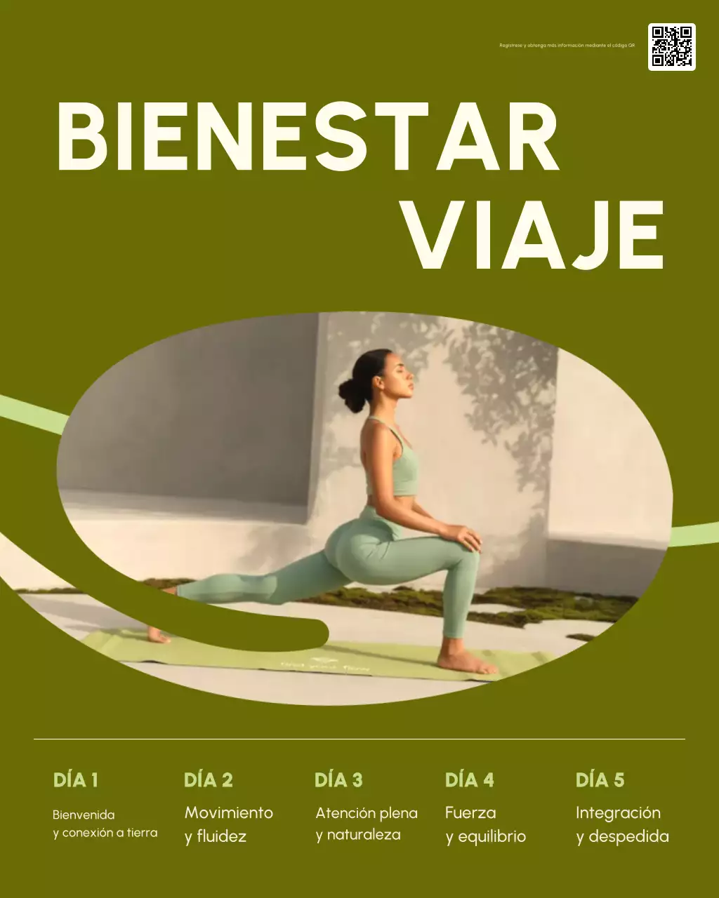 Publicación de Instagram del programa de retiro de naturaleza moderna y ecológica