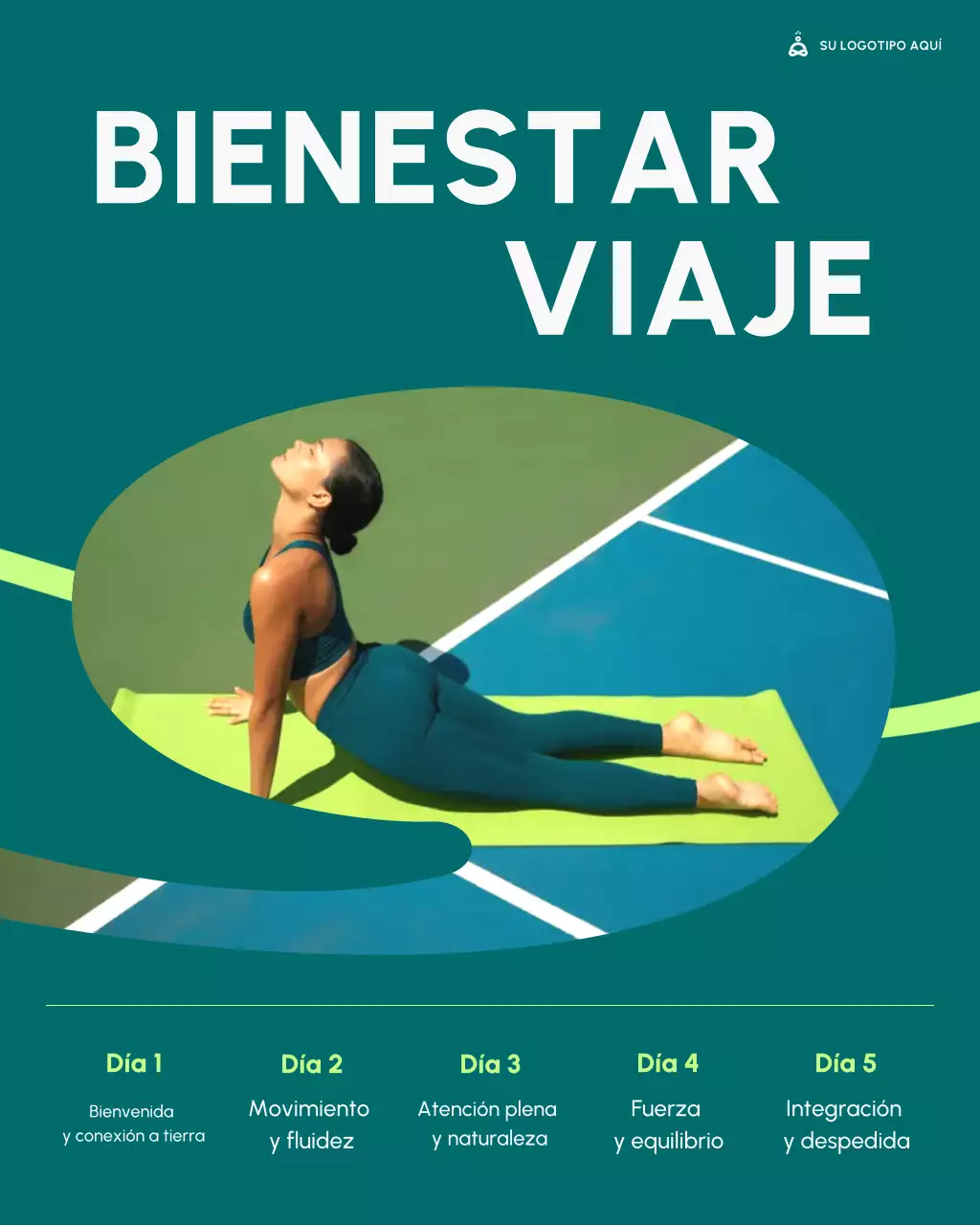 Publicación de Instagram del programa de retiro de naturaleza moderna y ecológica