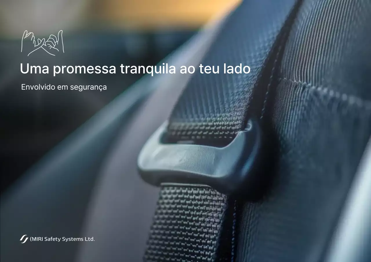 Campanha de Segurança Moderna Cinza