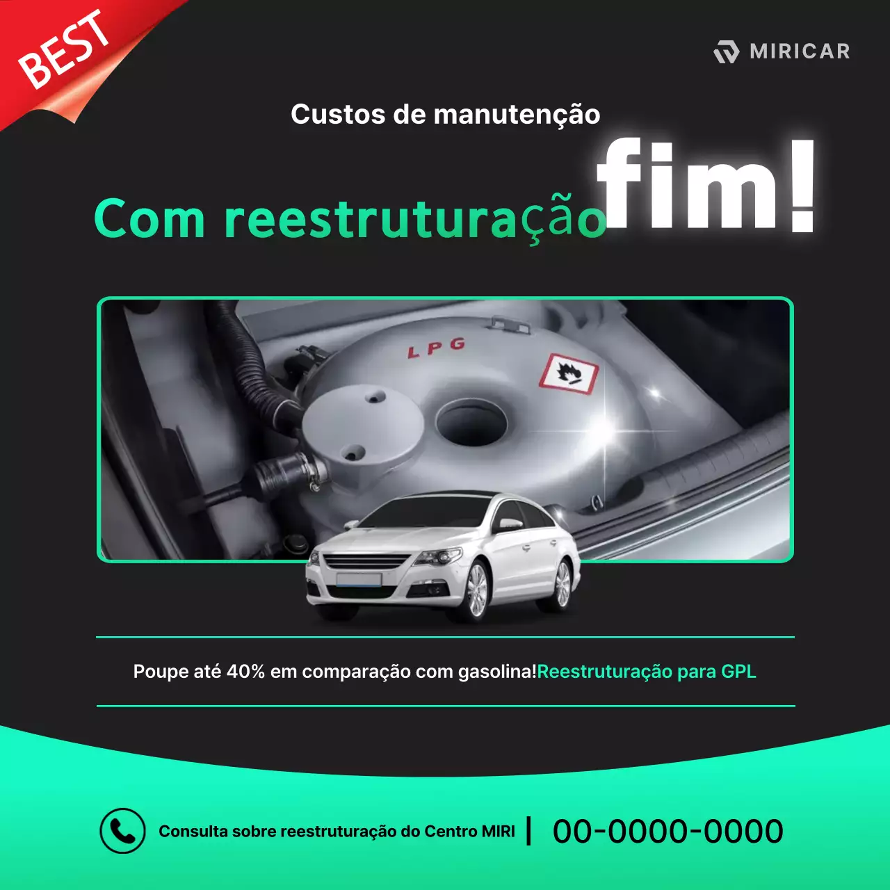 Anúncio de mudança na estrutura do GLP para carros de luxo verdes