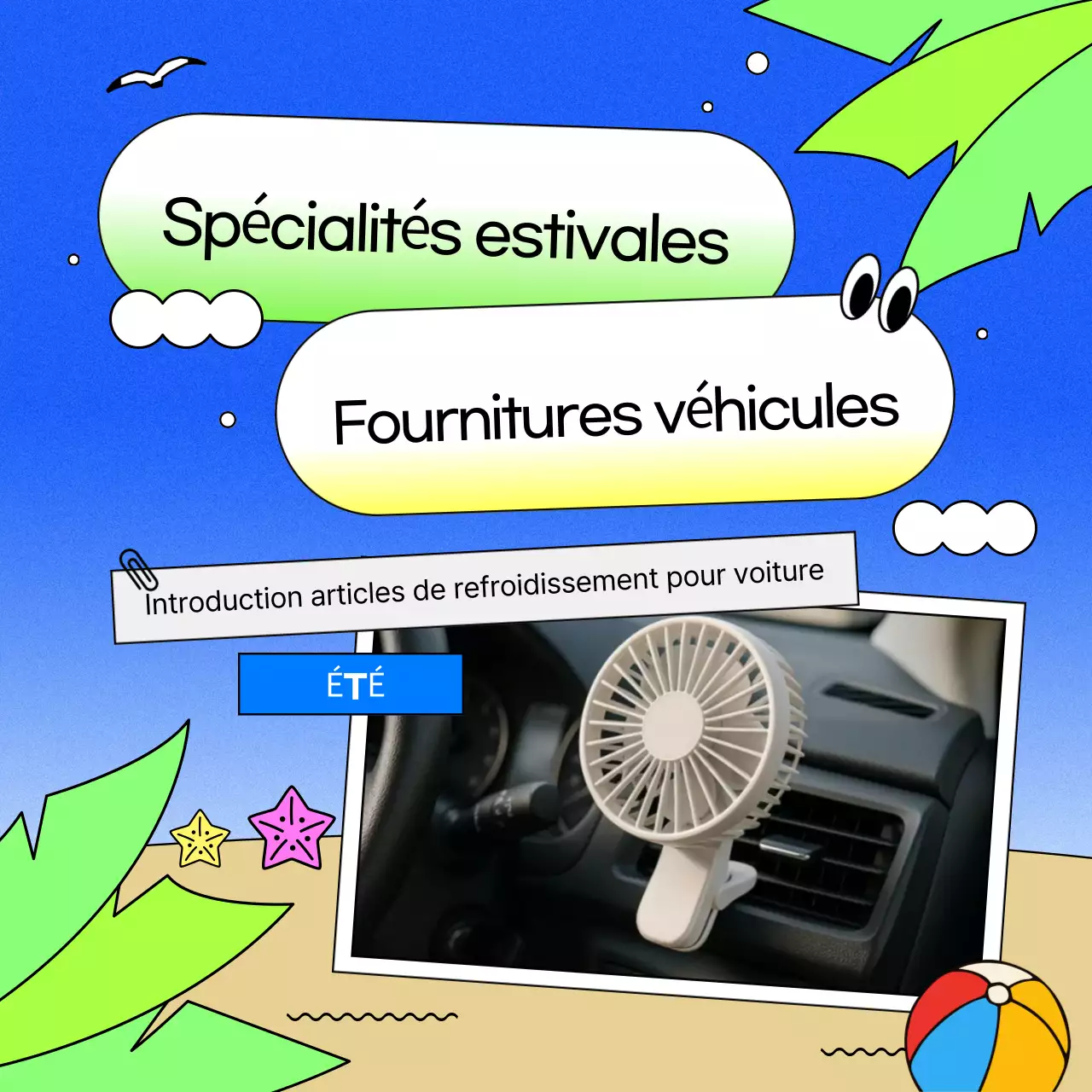 Promotion sur les accessoires de voiture Blue Kitsch