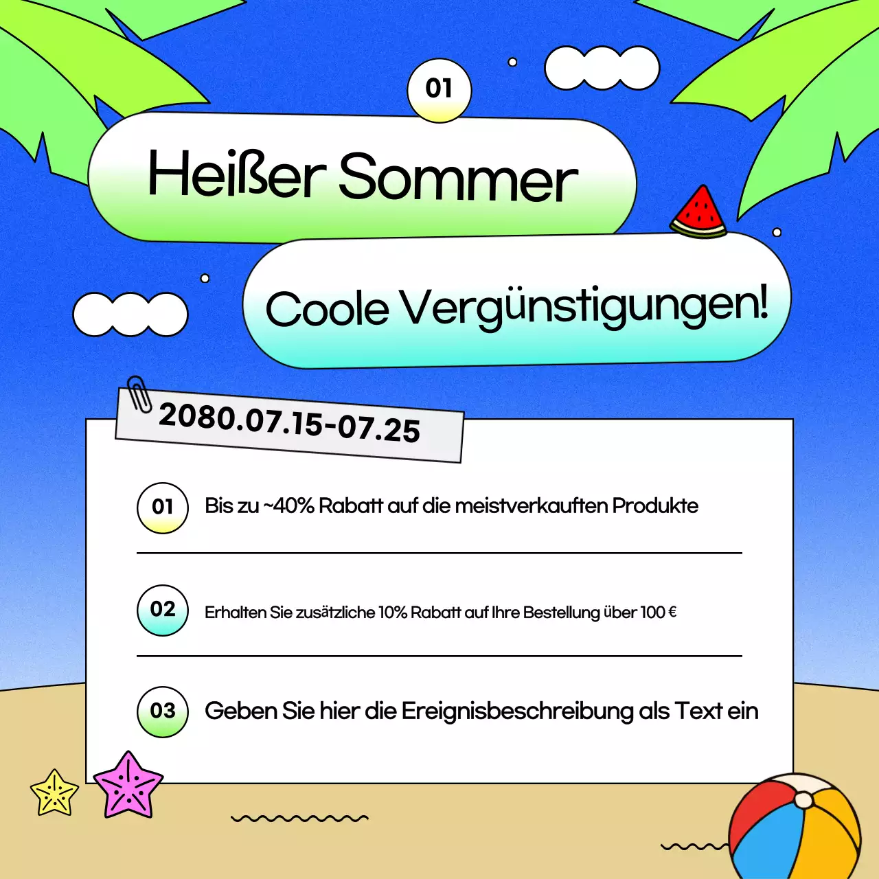 Blue Kitsch Autozubehör Rabattaktion