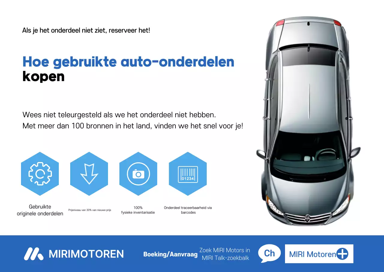 Blauwe moderne auto-advertentie