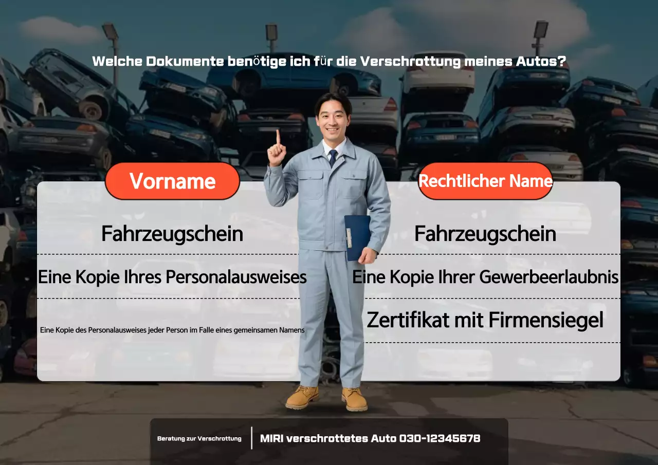 Gray Basic Fahrzeug-Schrottanleitung