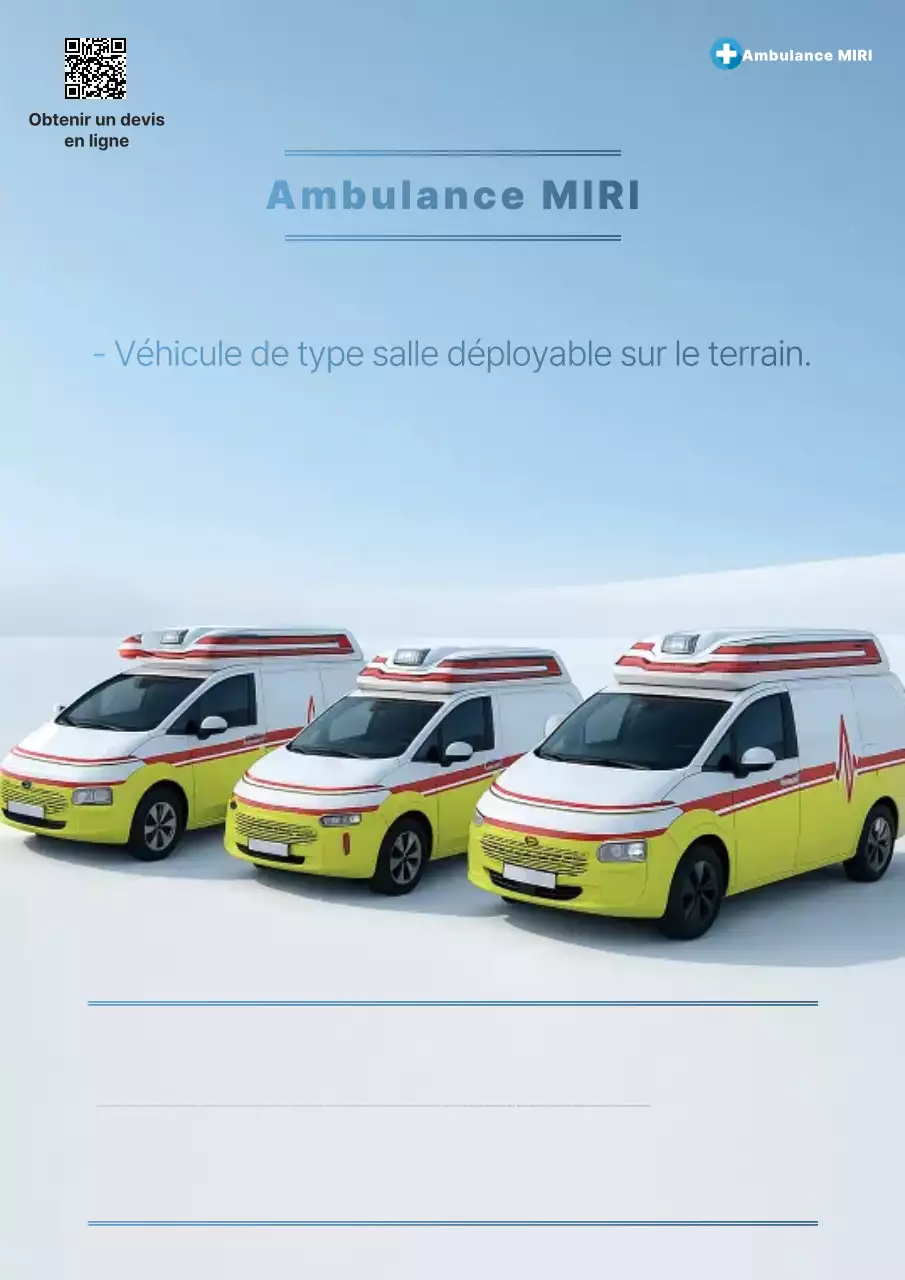 Promotion médicale moderne bleu ciel