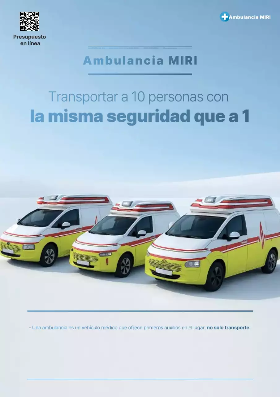 Promoción médica moderna azul cielo