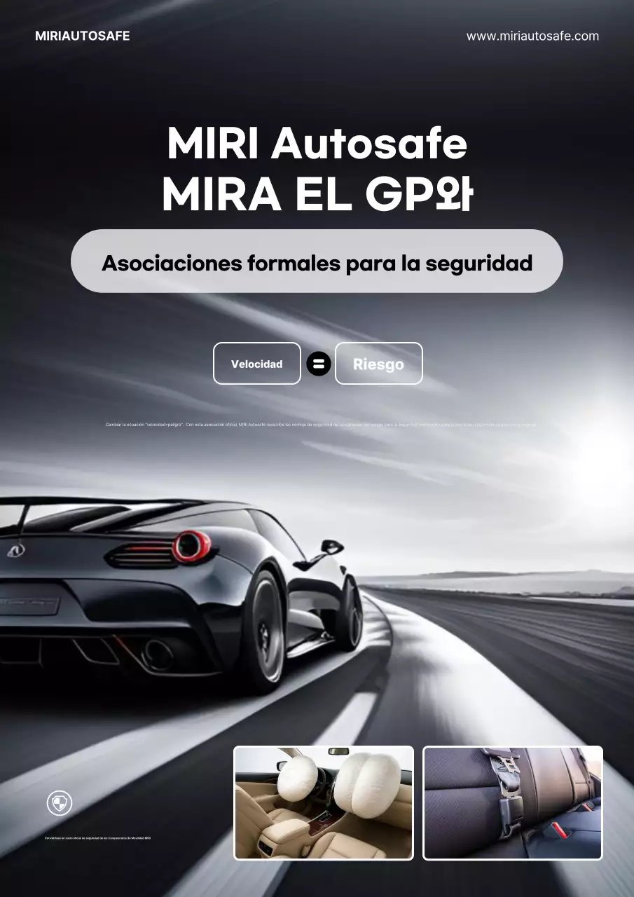 Anuncio de coche moderno negro