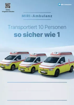 Himmelblaue moderne medizinische Werbung