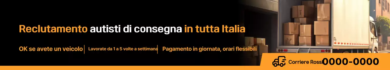 Avviso di reclutamento di base arancione