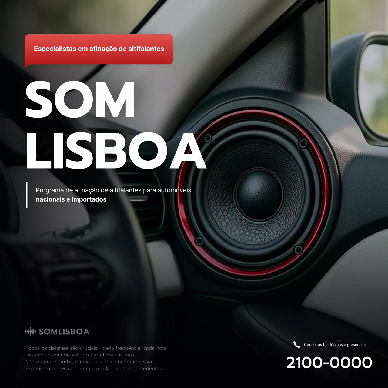 propaganda de carro preto moderno