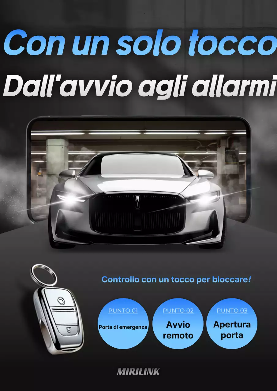 pubblicità di auto moderna grigia