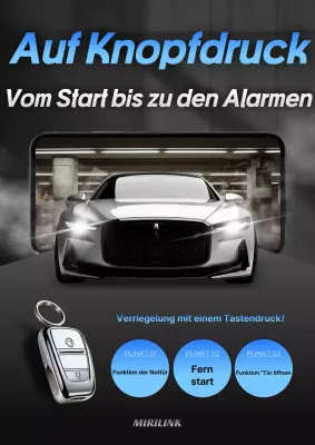 graue moderne Autowerbung