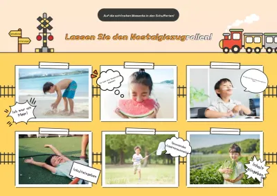 Orange Baby Urlaubsplan