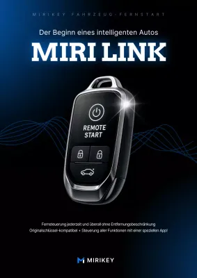 Schwarze moderne Auto-Fernbedienungswerbung