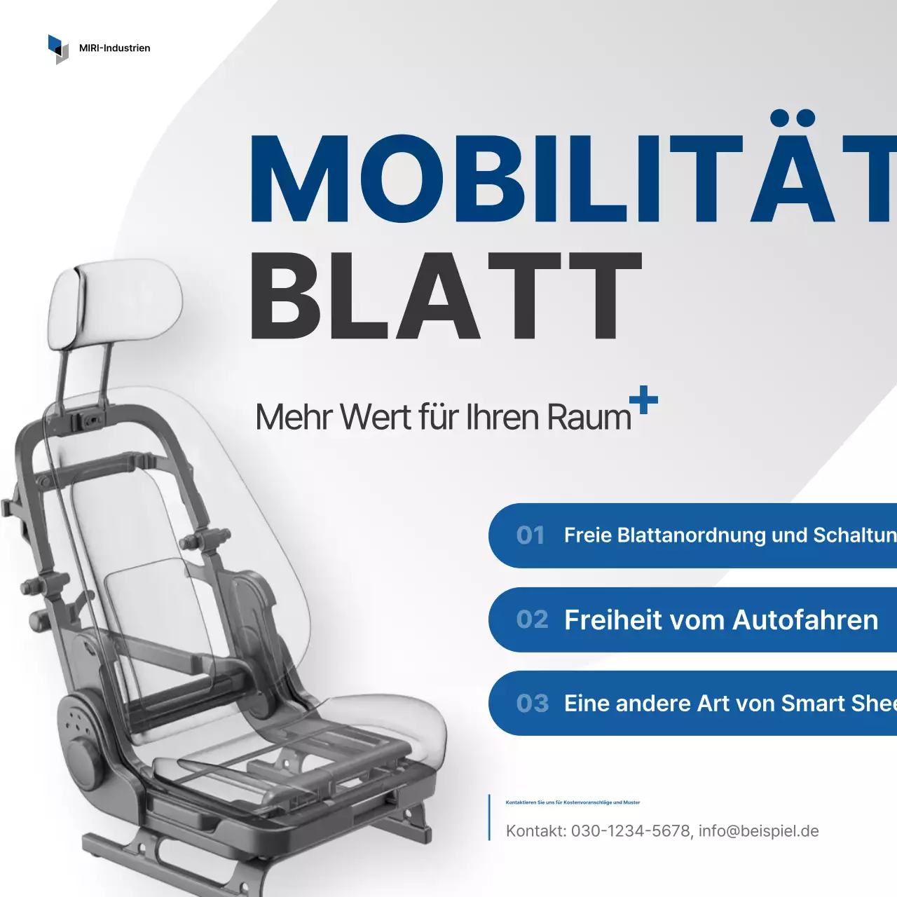 Graue moderne Autoproduktwerbung