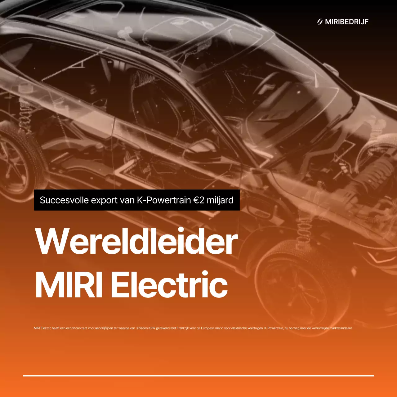 Oranje moderne auto-onderdelen promotie