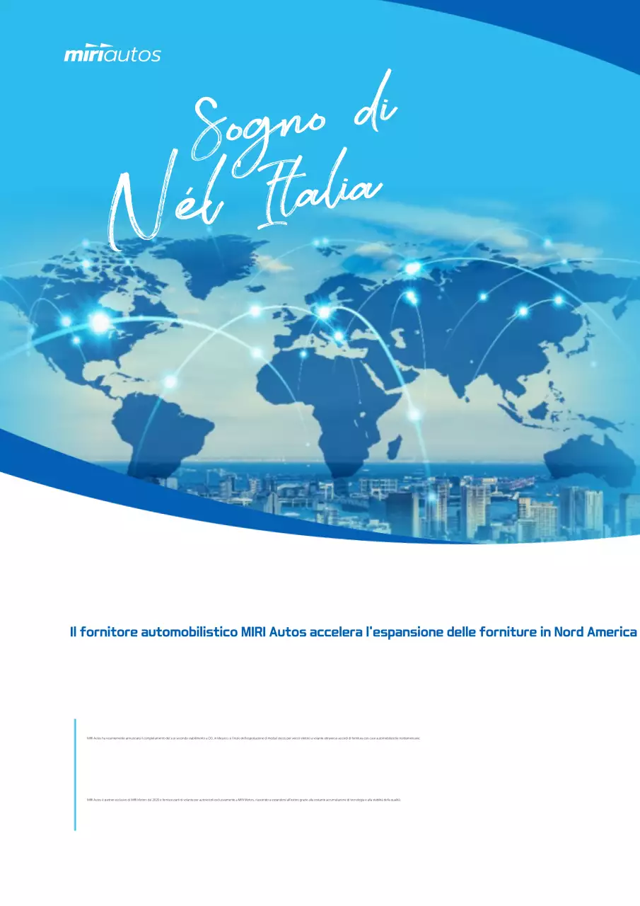 Promozione auto moderna blu cielo