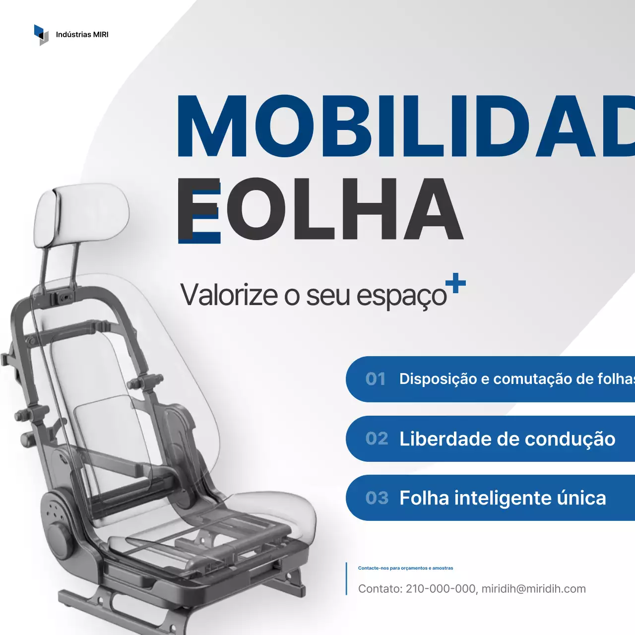 Promoção de produtos para carros modernos cinza