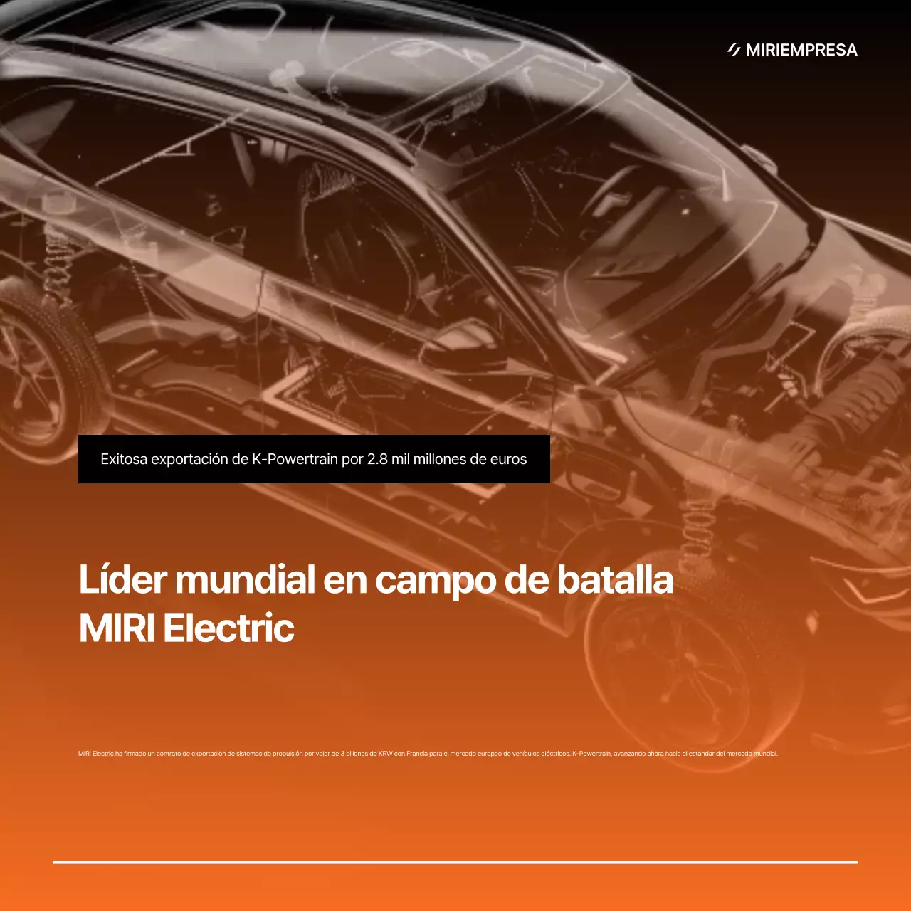 Promoción de autopartes modernas de Orange