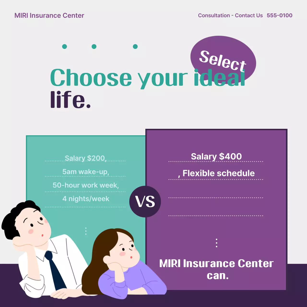 Quảng cáo tuyển dụng nhân viên của Trung tâm bảo hiểm hiện đại Bora